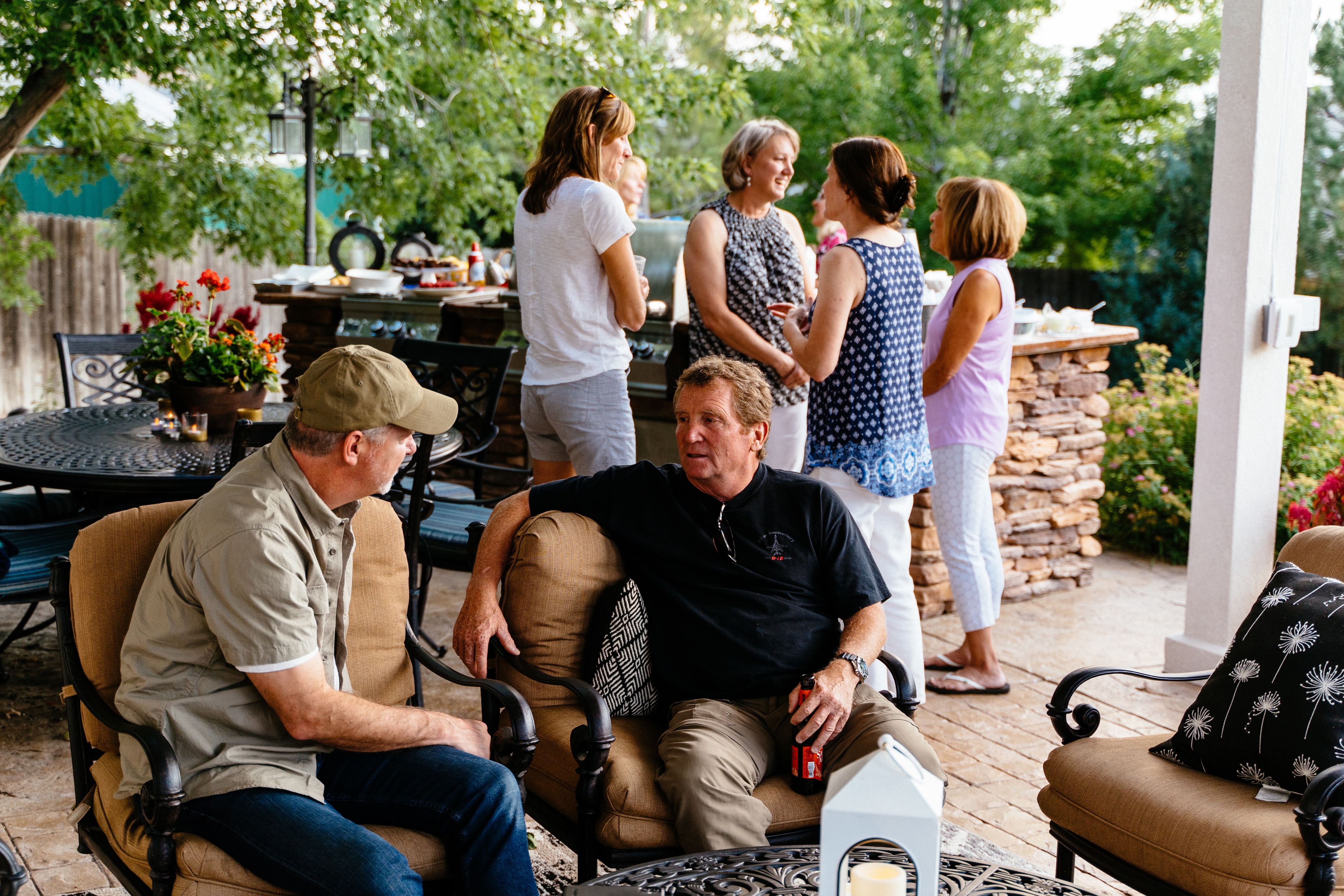 Group of Adults talking